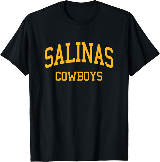Salinas High School HS Salinas CA Retro Sports T-Shirt - T-Shirt | Black