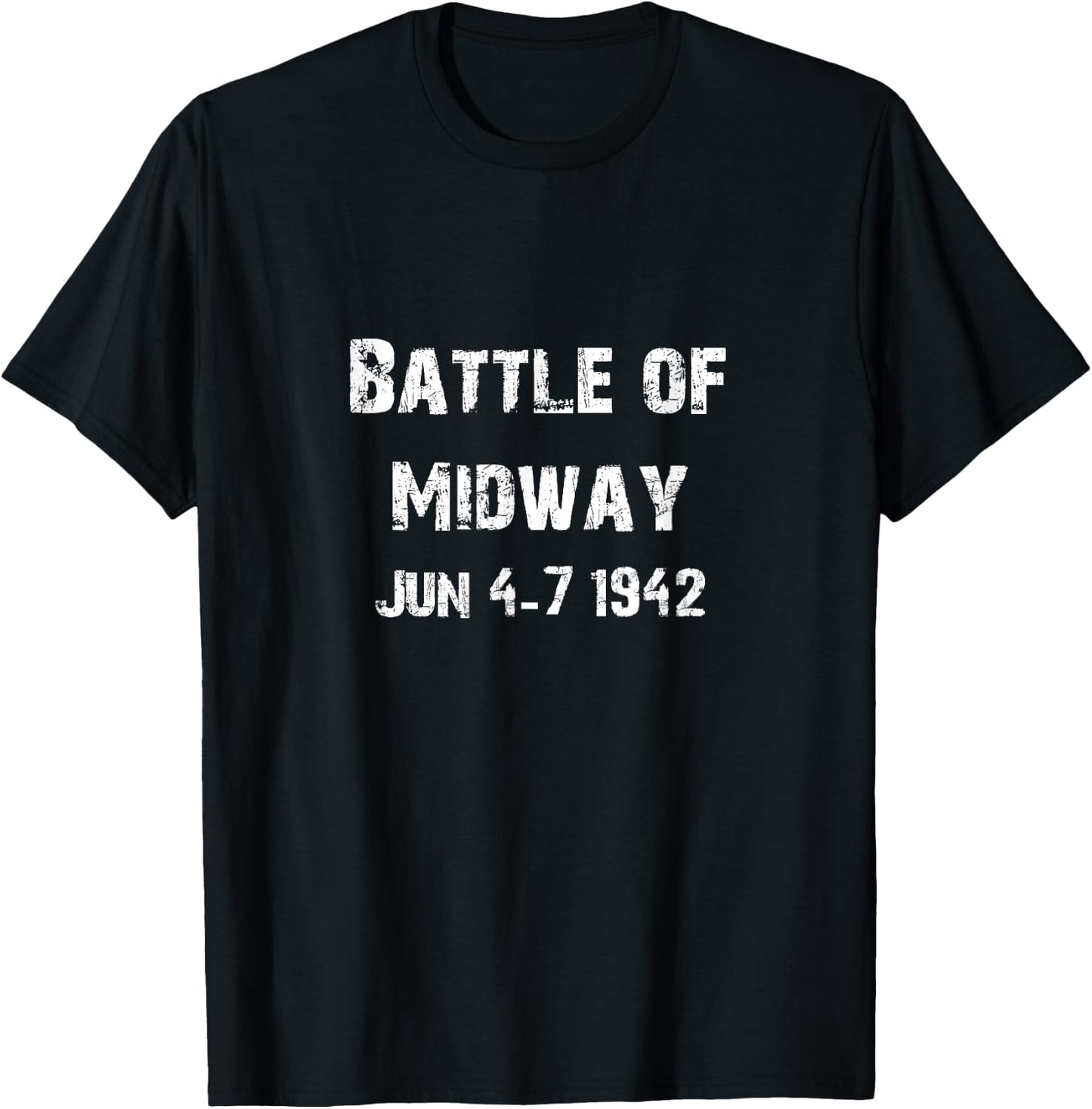 Battle of the Midway WW2 WWII Army Military Vet Veteran Gift T-Shirt - T-Shirt | Black