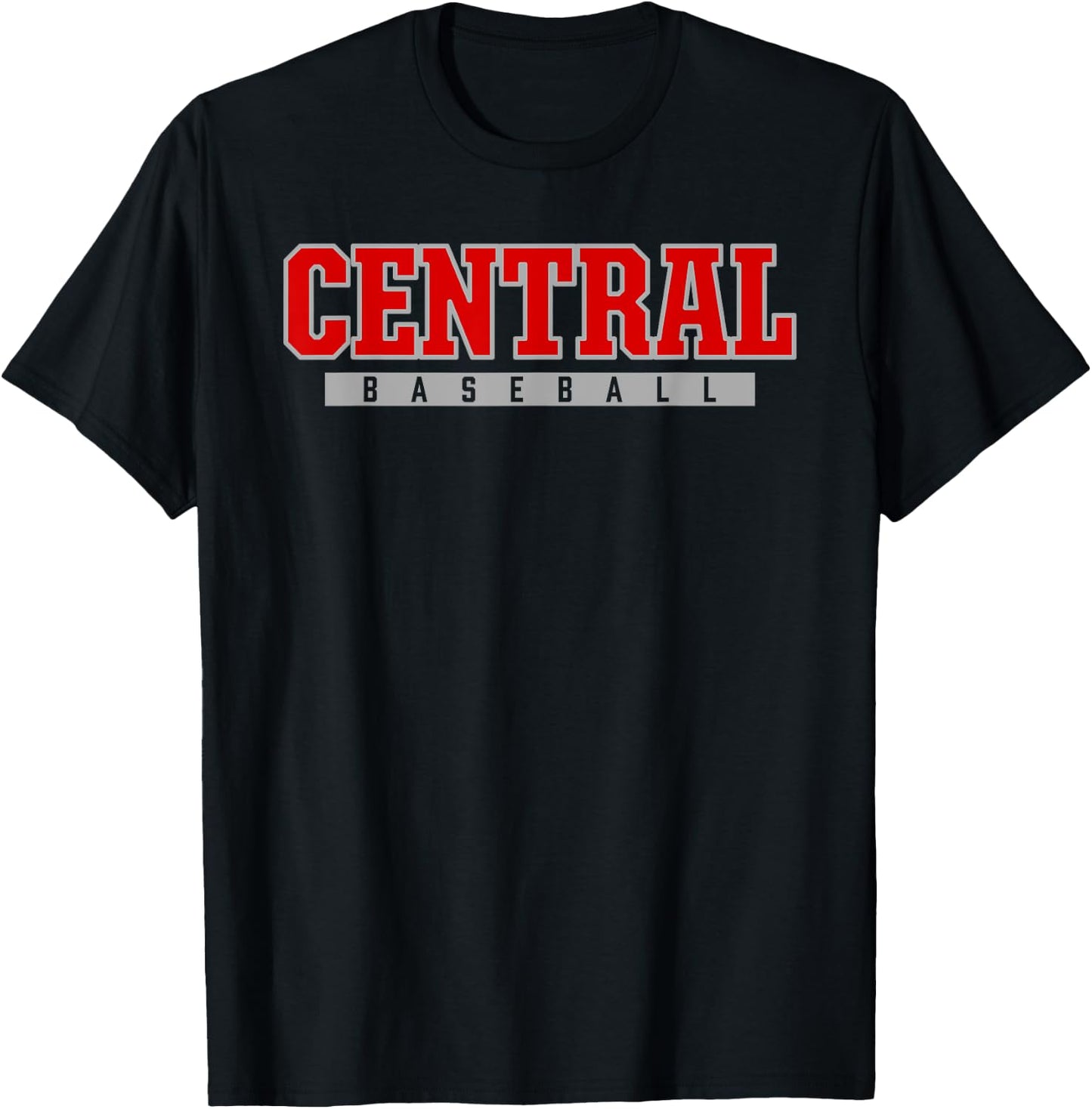 Central High School Baseball T-Shirt - T-Shirt | Black