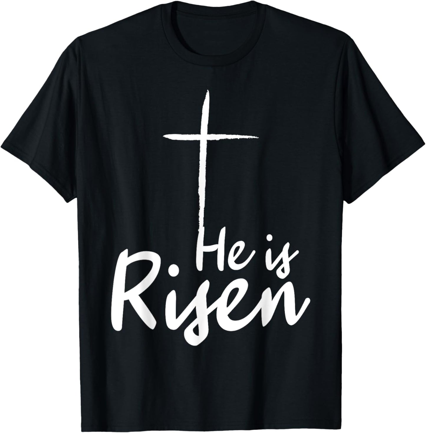 He Is Risen Easter Is About Jesus Bible Christ Easter T-Shirt - T-Shirt | Black