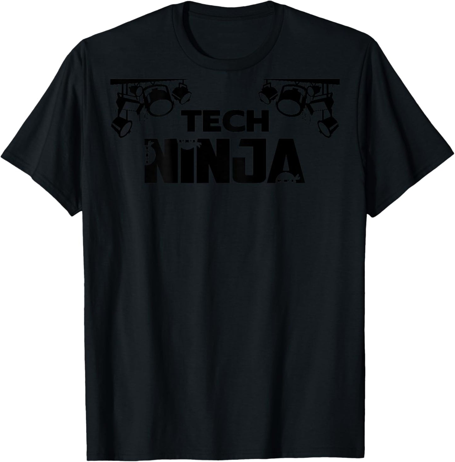 Theatre Tech Ninja Theater Tech Ninja backstage T-Shirt - T-Shirt | Black