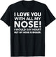 Hilarious Dad Joke Gifts & Funny Big Nose Friend T-Shirt - T-Shirt | Black