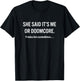 Funny Doomcore Music Lover T-Shirt - T-Shirt | Black