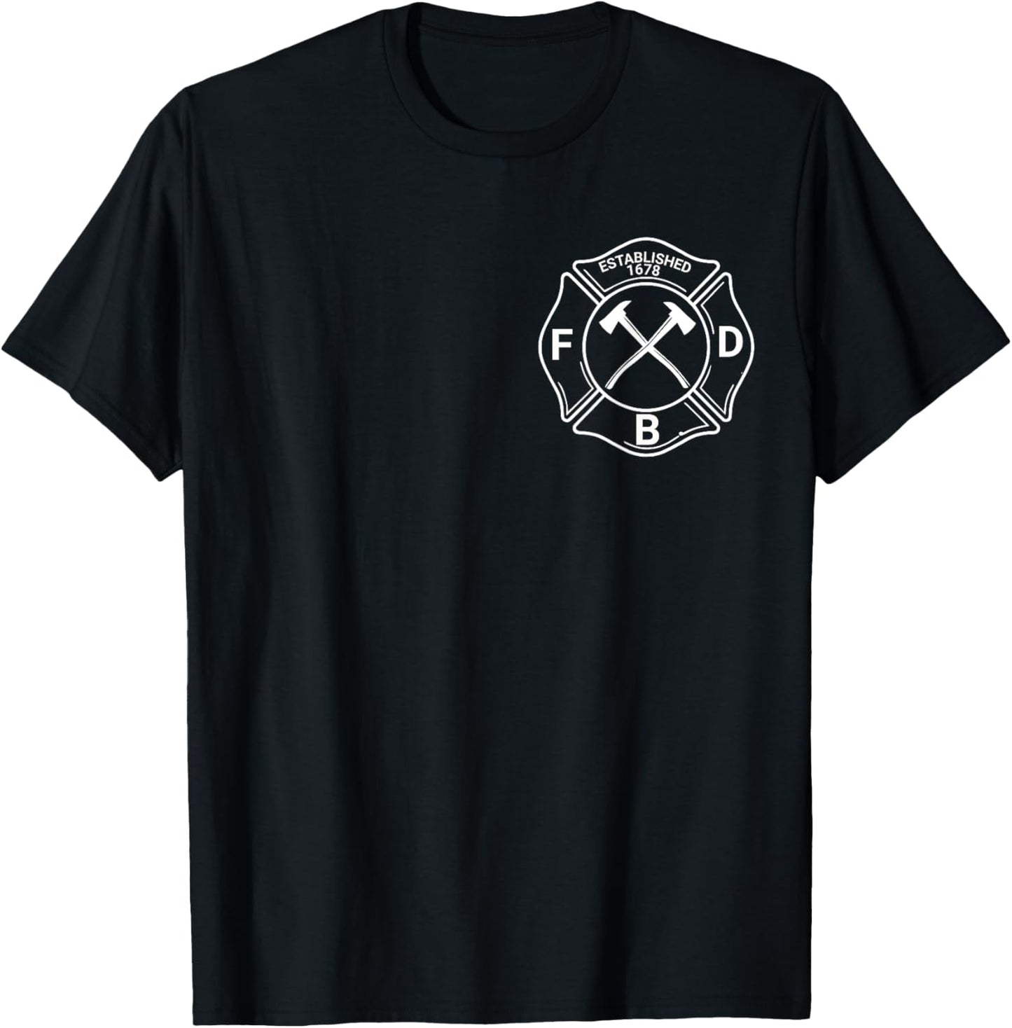Boston Fire Department, Firefighter T-Shirt - T-Shirt | Black
