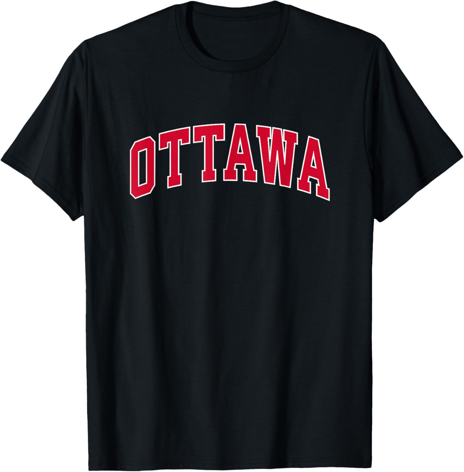 Ottawa - Throwback Design Print - Classic T-Shirt - T-Shirt | Black