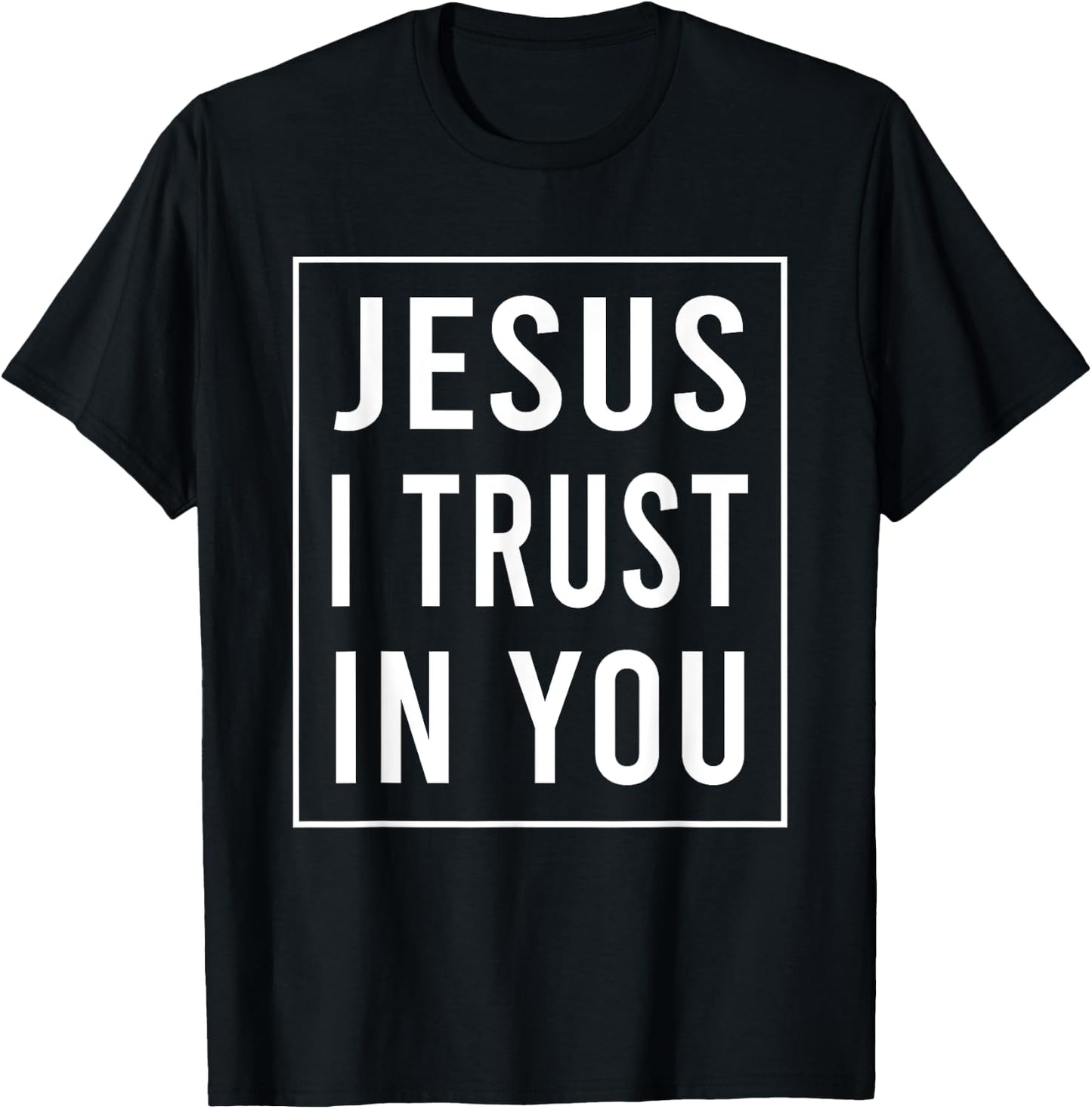 Jesus I Trust In You Divine Mercy Devotion Christian Women T-Shirt - T-Shirt | Black