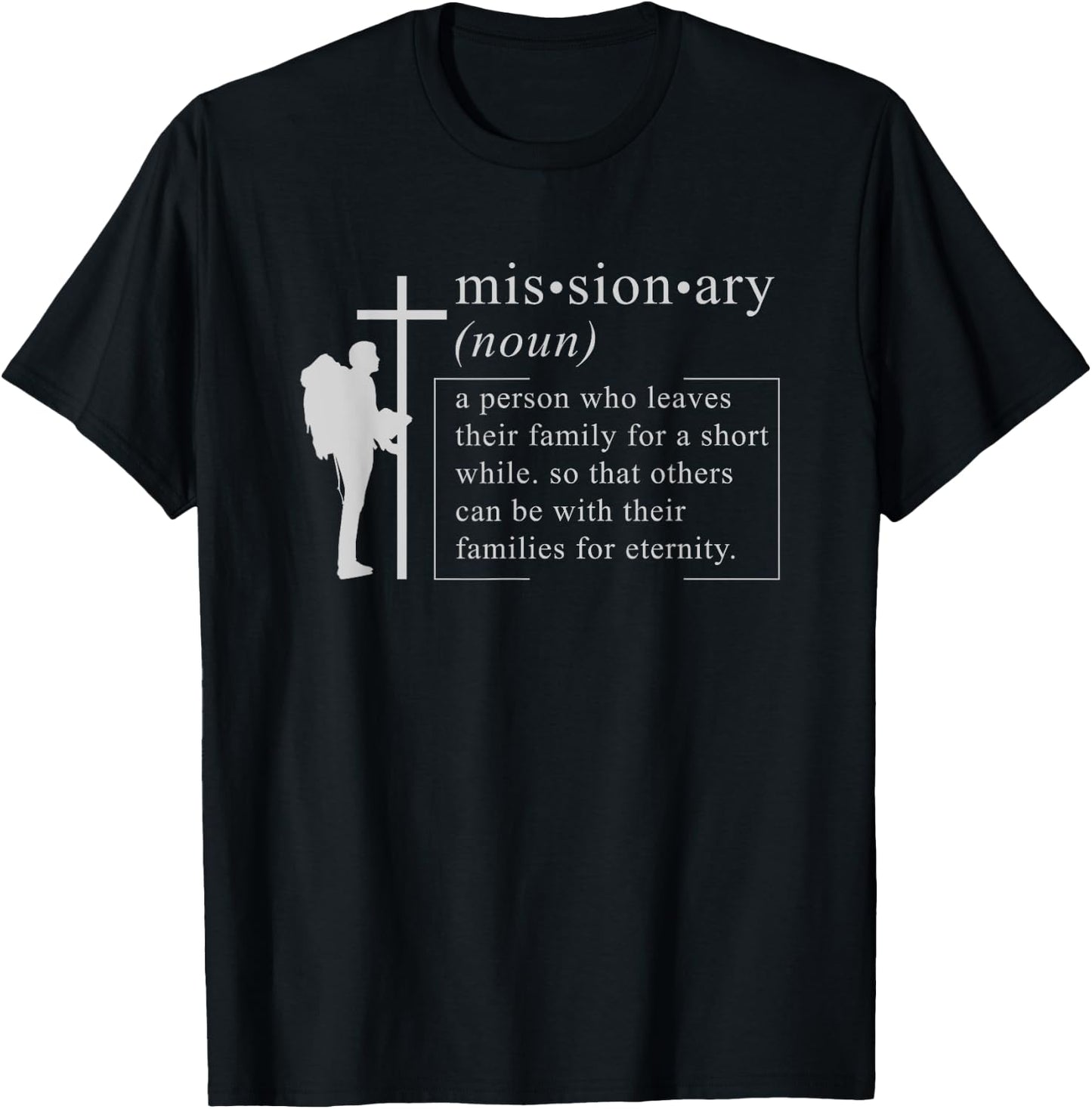 CHRISTIAN MISSIONARY: Missionary Definition Gift Christians T-Shirt - T-Shirt | Black
