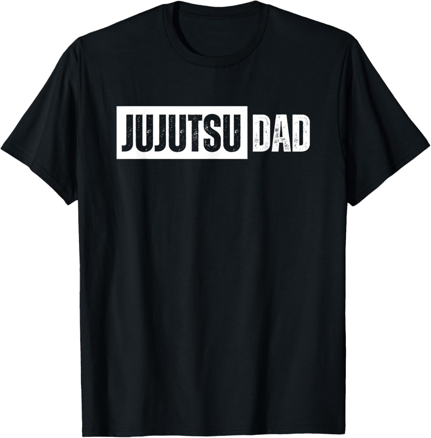 Jujutsu Dad Distressed T-Shirt - T-Shirt | Black