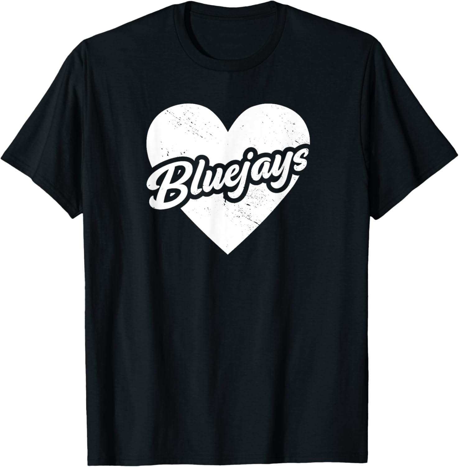 Vintage Blue Jays School Spirit Go Bluejays Love T-Shirt - T-Shirt | Black
