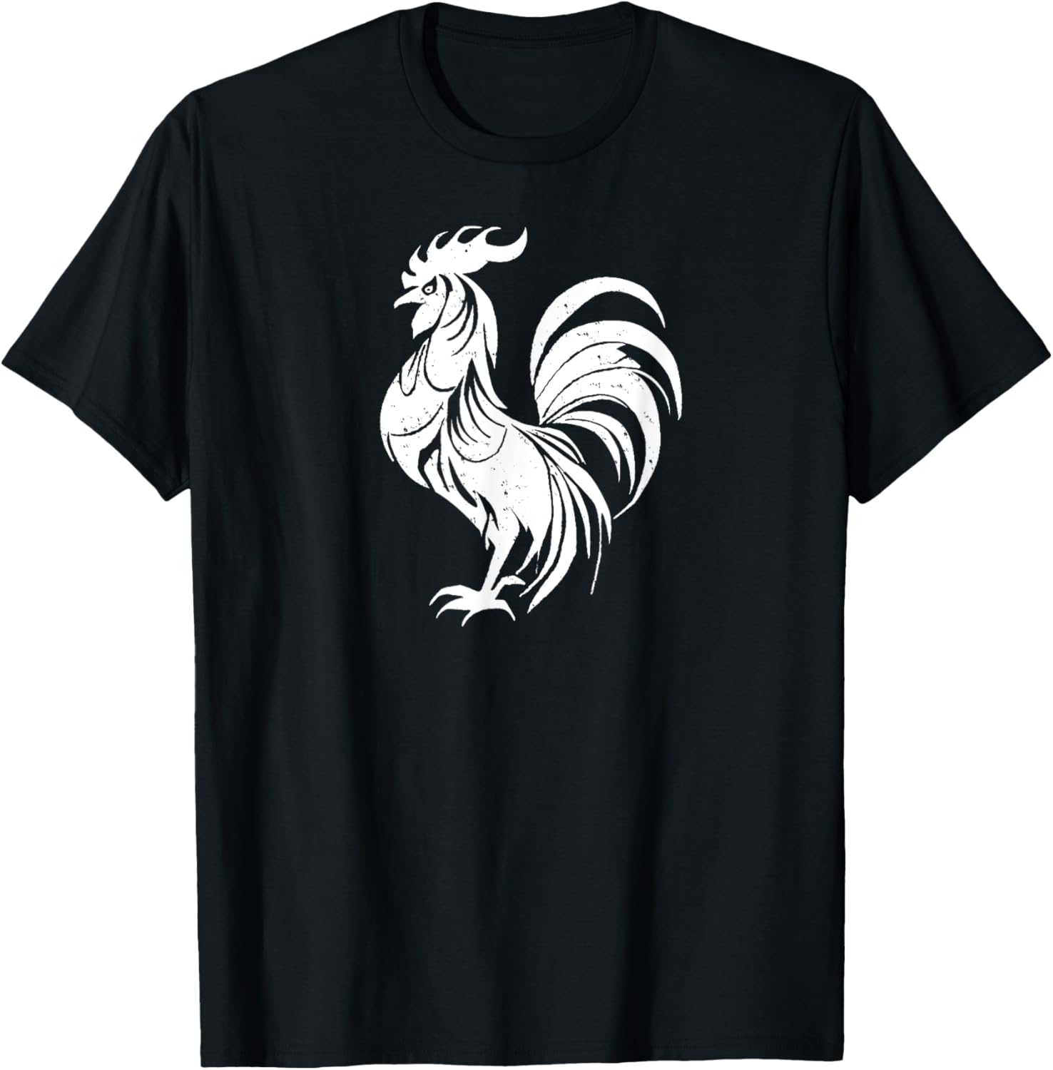 Rooster Country Decor Chicken Gallo Farm T-Shirt - T-Shirt | Black