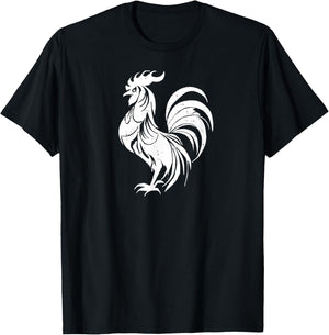 Rooster Country Decor Chicken Gallo Farm T-Shirt - T-Shirt | Black
