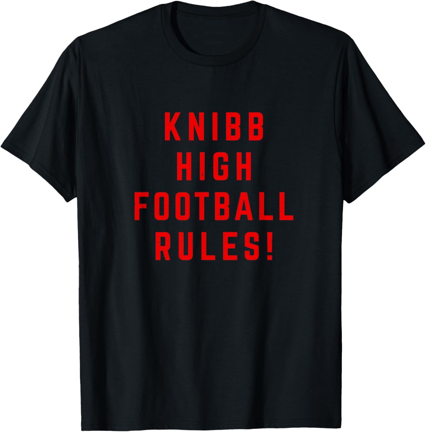 Knibb High Football Rules! T-Shirt - T-Shirt | Black