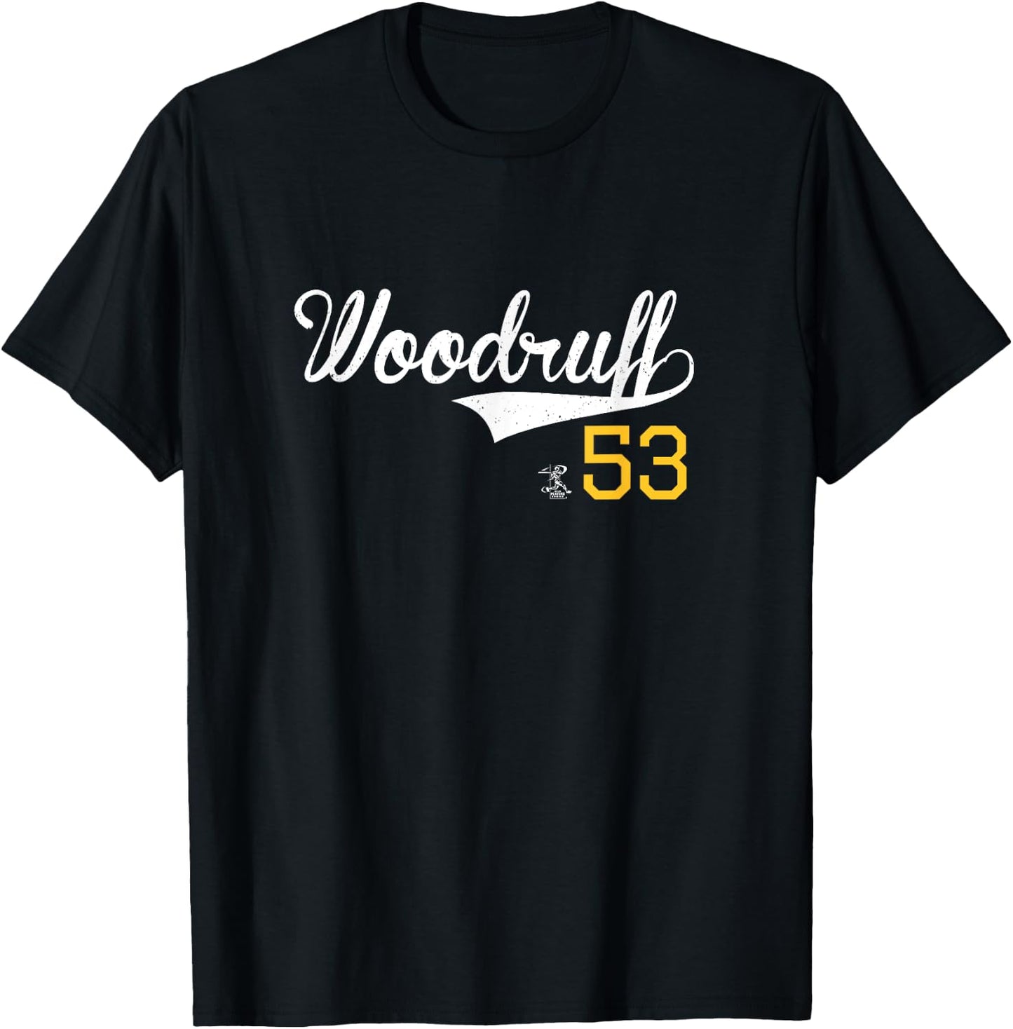 Brandon Woodruff Vintage Gameday T-Shirt - T-Shirt | Black