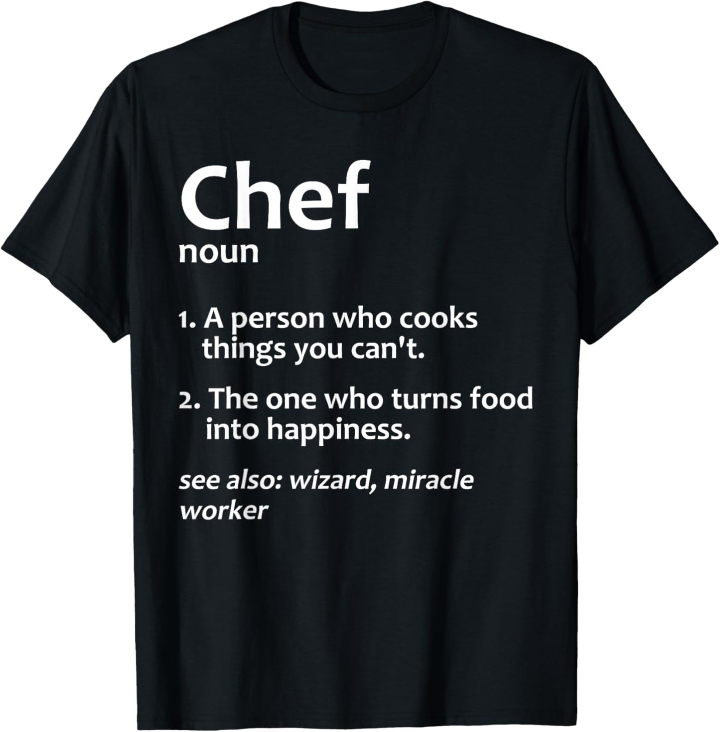 Cool Chef Design Women Cooking Culinary Cook Chef T-Shirt - T-Shirt | Black