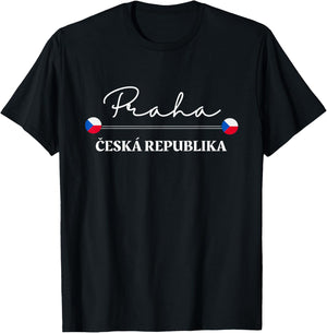 Prague Czech Republic Souvenir Prague T-Shirt - T-Shirt | Black