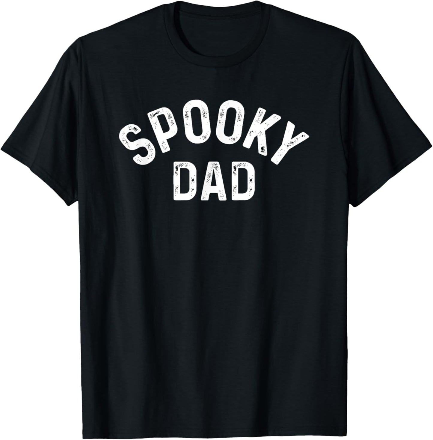 Spooky Dad Family Matching Halloween Father Daddy Costume T-Shirt - T-Shirt | Black