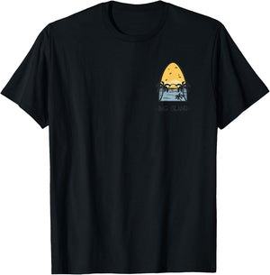 Big Island Vintage Surf Merch T-Shirt - T-Shirt | Black