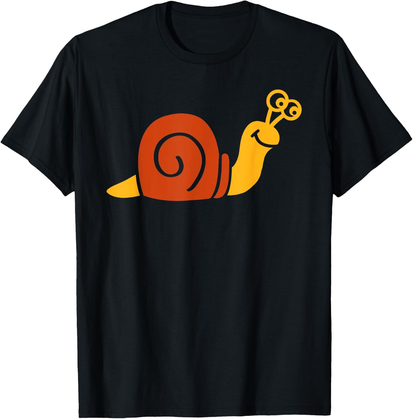 Red snail T-Shirt - T-Shirt | Black