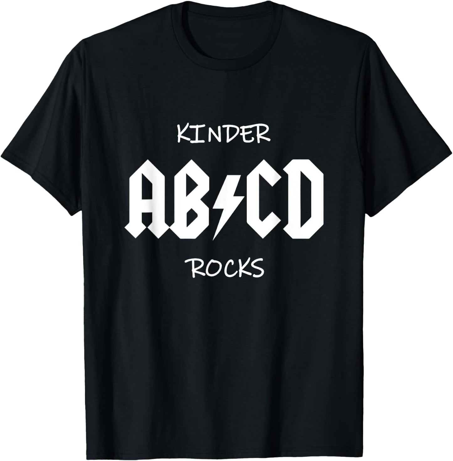 ABCD Children's Rocks Funny Teacher Gift Women Kids T-Shirt - T-Shirt | Black