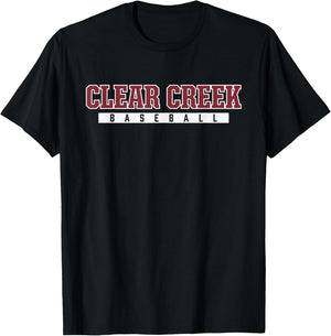 Clear Creek High School Baseball T-Shirt - T-Shirt | Black