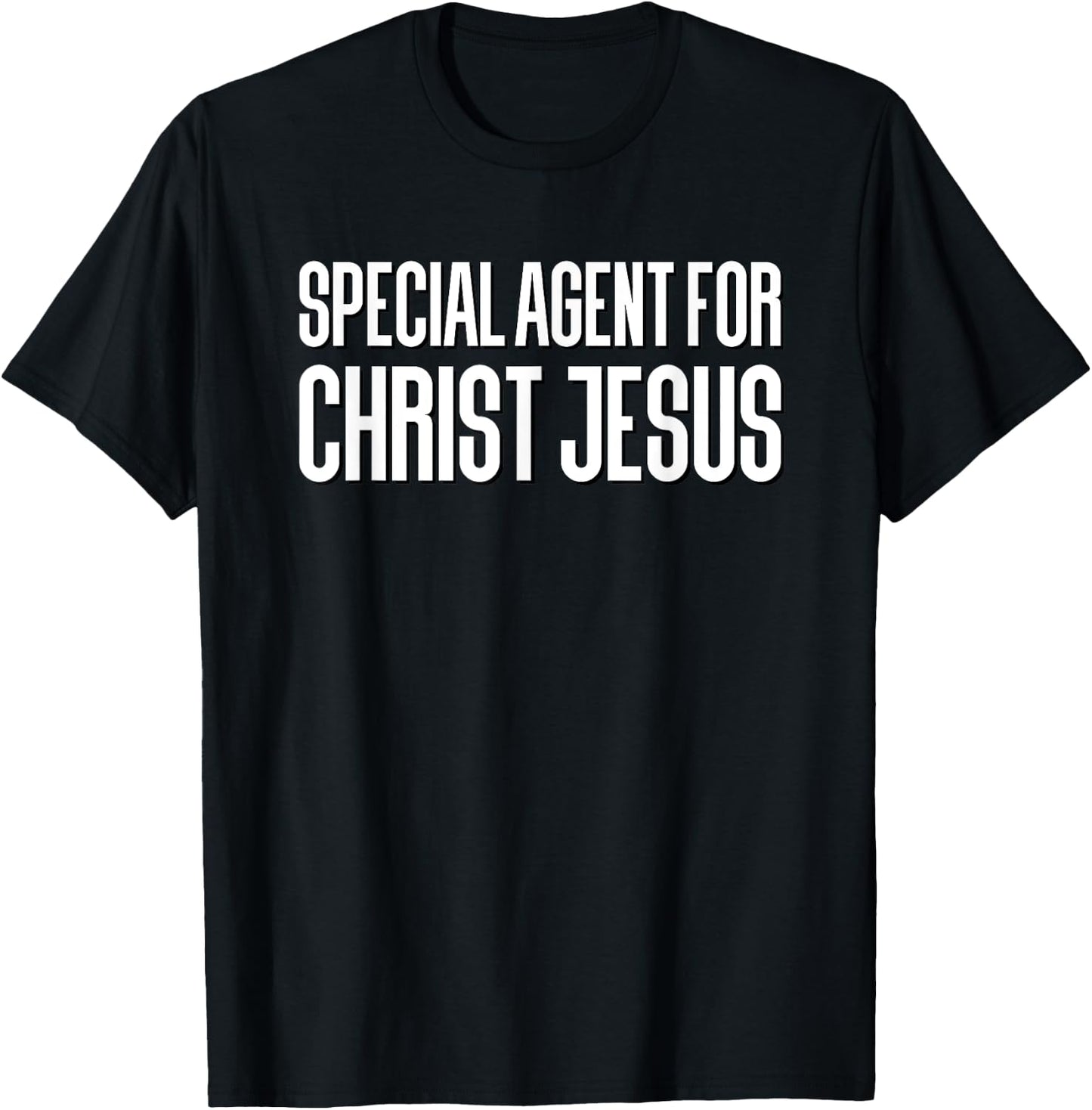 Special Agent for Christ Jesus the message Christian funny T-Shirt - T-Shirt | Black