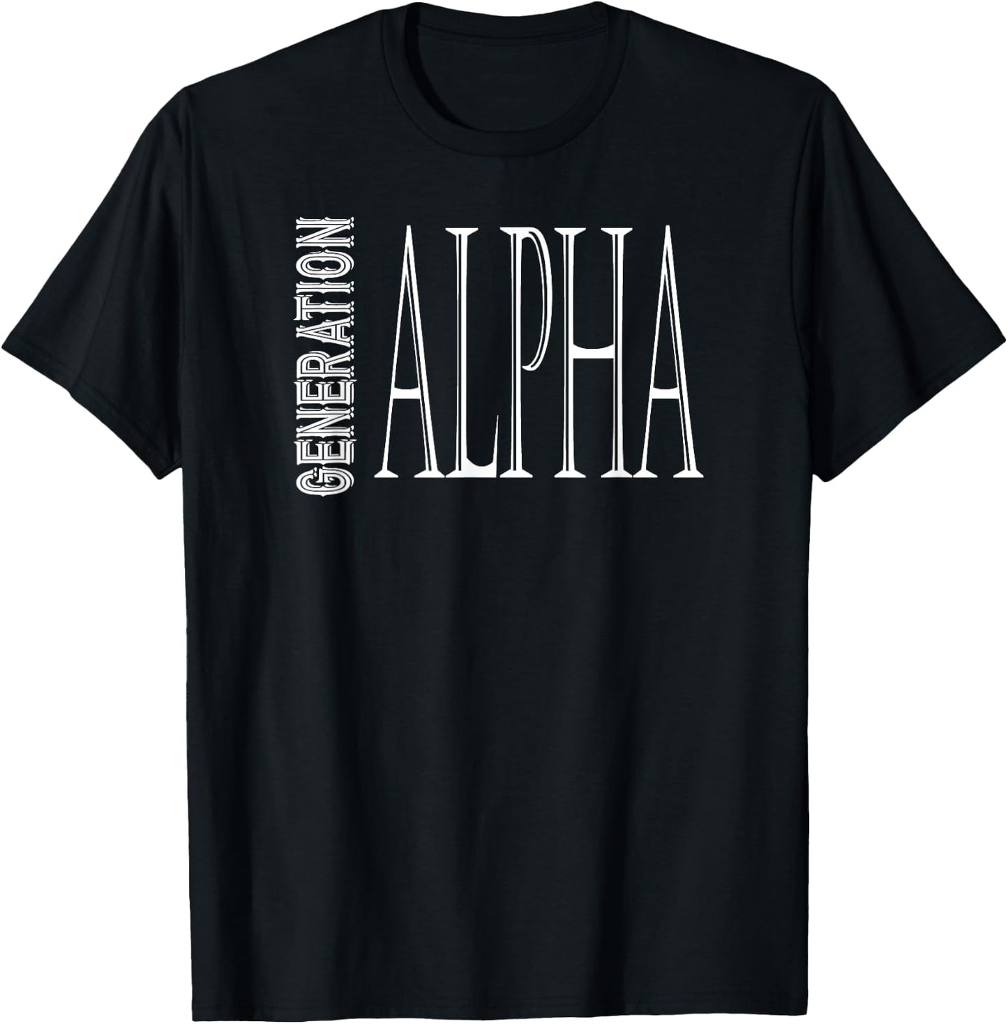Generation Alpha Gen Alpha T-Shirt - T-Shirt | Black
