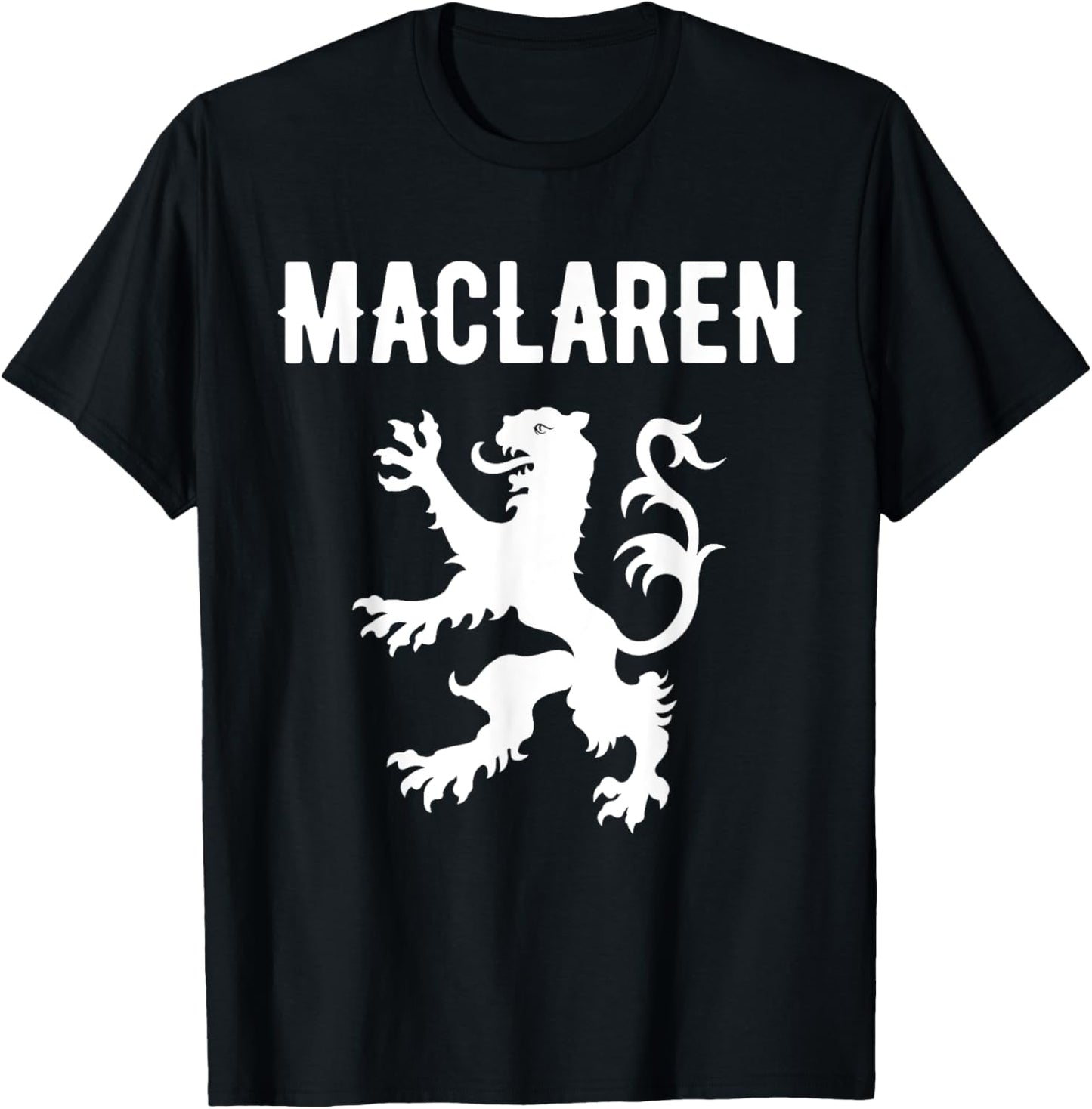 MacLaren Clan Scottish Family Name Scotland Heraldry T-Shirt - T-Shirt | Black