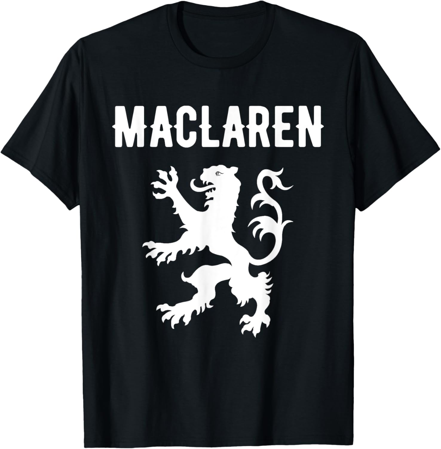 MacLaren Clan Scottish Family Name Scotland Heraldry T-Shirt - T-Shirt | Black