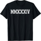 Class Of 2034 MMXXXIV Graduate Shirts for Funny Graduation T-Shirt - T-Shirt | Black