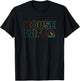 Retro House Wife Rave Techno House Music T-Shirt - T-Shirt | Black