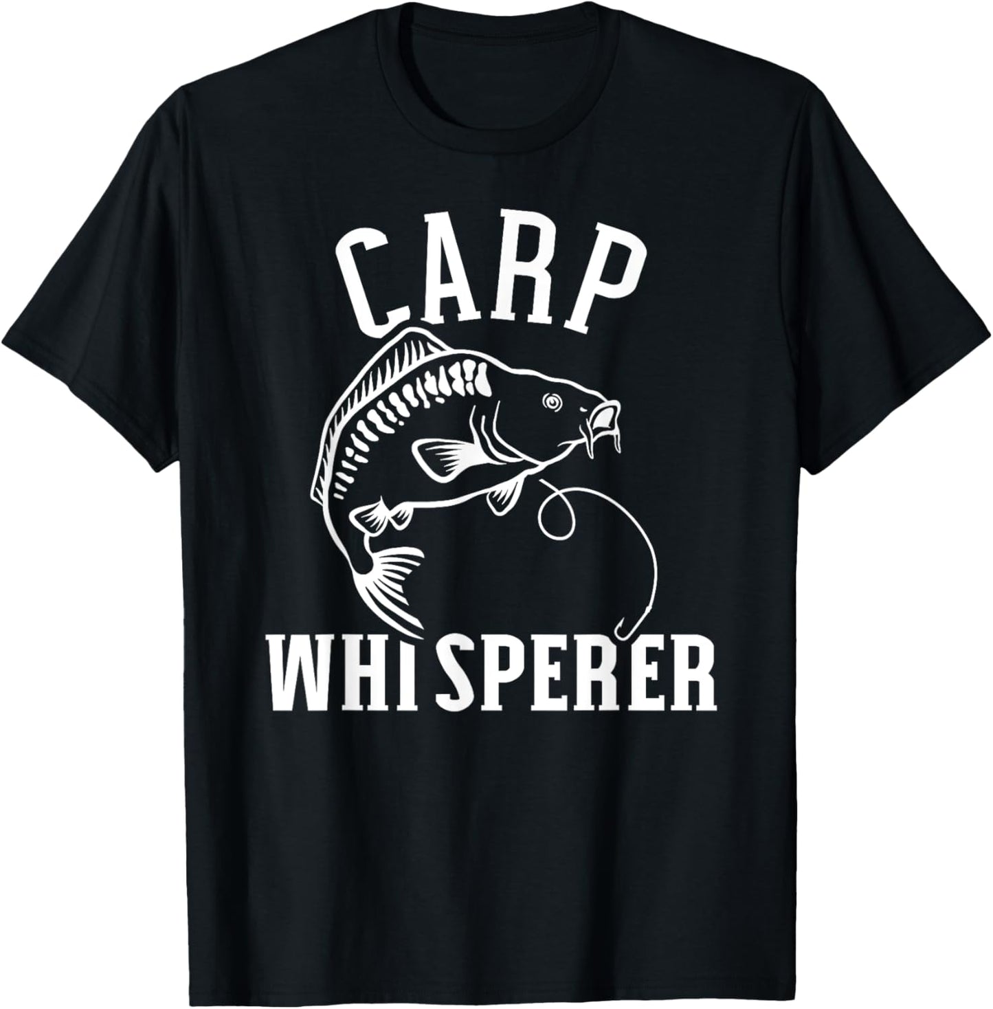 Carp whisperer fishing T-Shirt - T-Shirt | Black