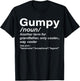 Gumpy Definition Grandpa Funny Men Women Boys Girls T-Shirt - T-Shirt | Black