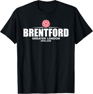 Brentford England Designs Women's & Kids' Black T-Shirt - T-Shirt | Black