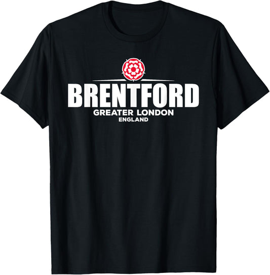 Brentford England Designs Women's & Kids' Black T-Shirt - T-Shirt | Black
