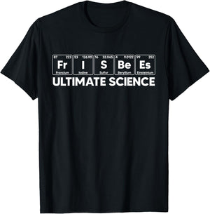 Frisbees Ultimate Science Funny Ultimate Frisbee Players T-Shirt - T-Shirt | Black