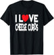 I Love Cheese Curds T-Shirt - T-Shirt | Black