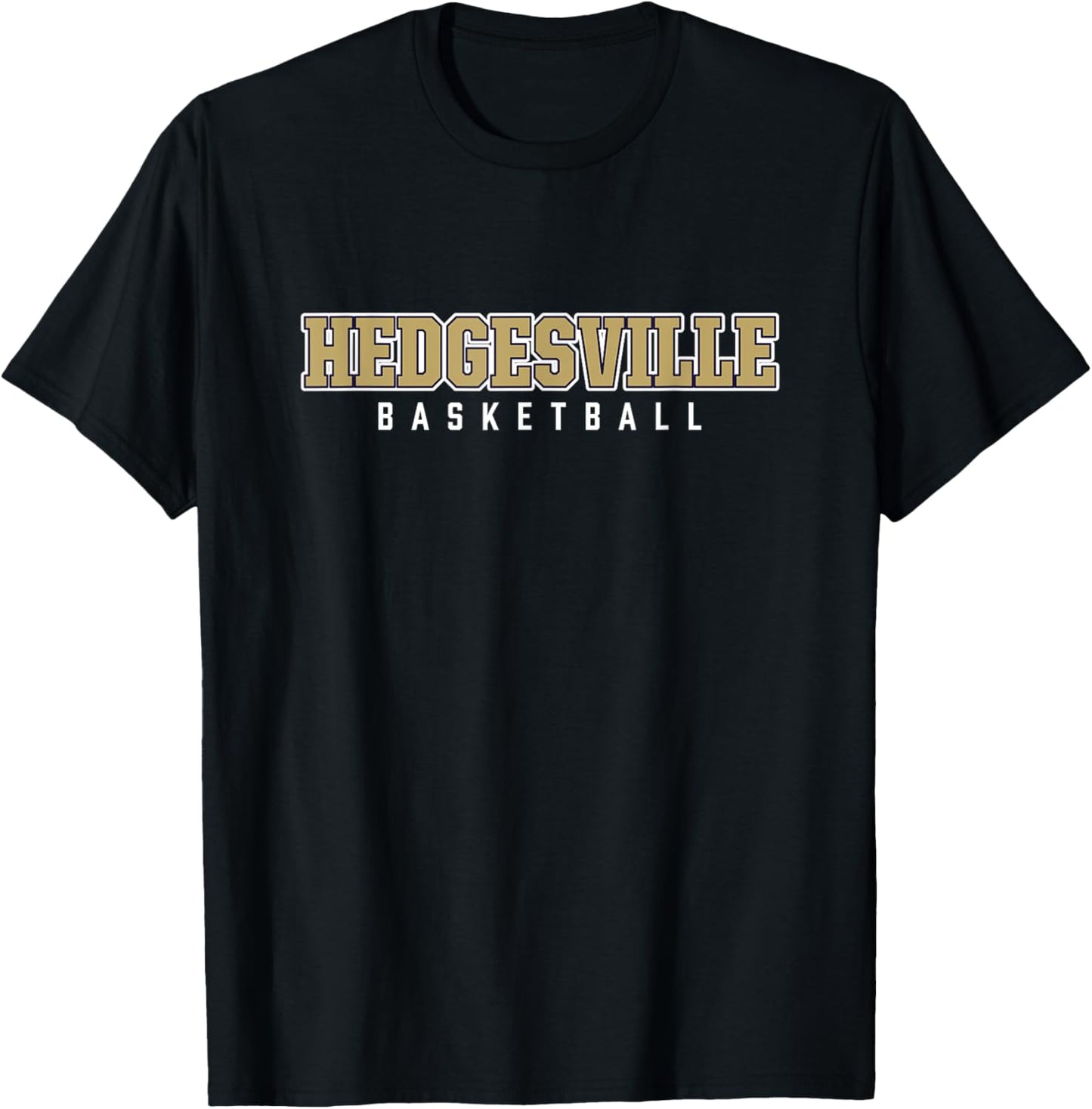 Hedgesville High School Basketball T-Shirt - T-Shirt | Black