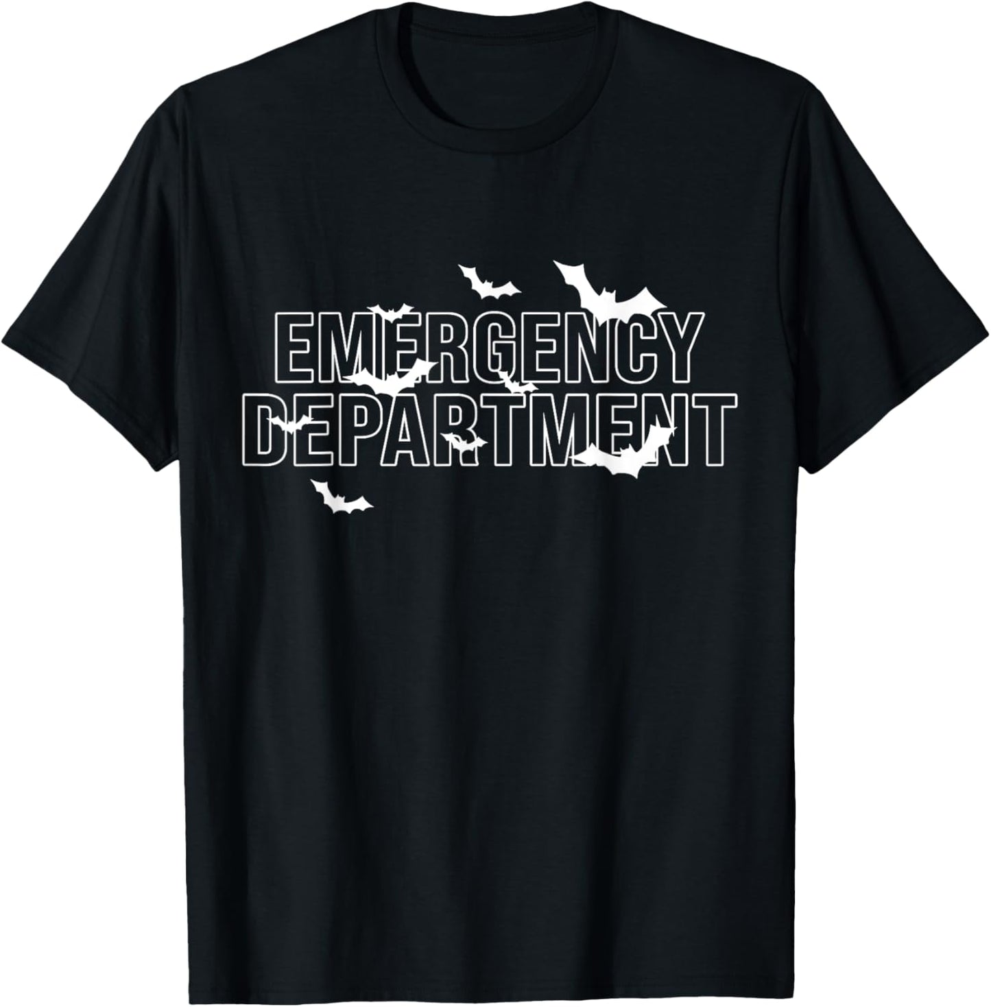 Emergency Department Halloween Emergency Room Nursing Nurse T-Shirt - T-Shirt | Black