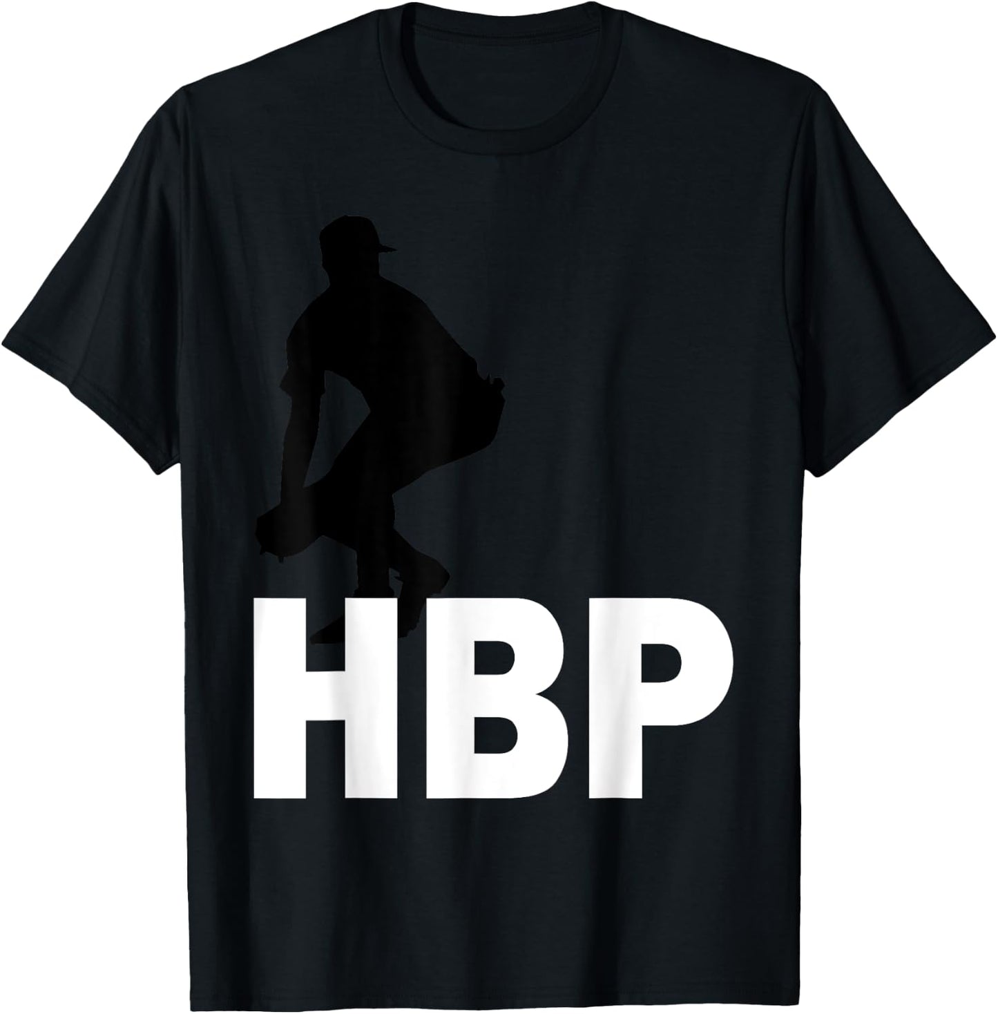 Baseball Hit By Pitch (HBP) T-Shirt - T-Shirt | Black