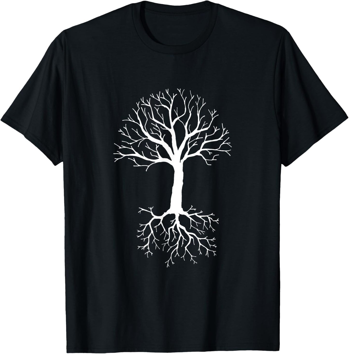 White Tree Cool Tree Graphic Giving Life To Earth T-Shirt - T-Shirt | Black