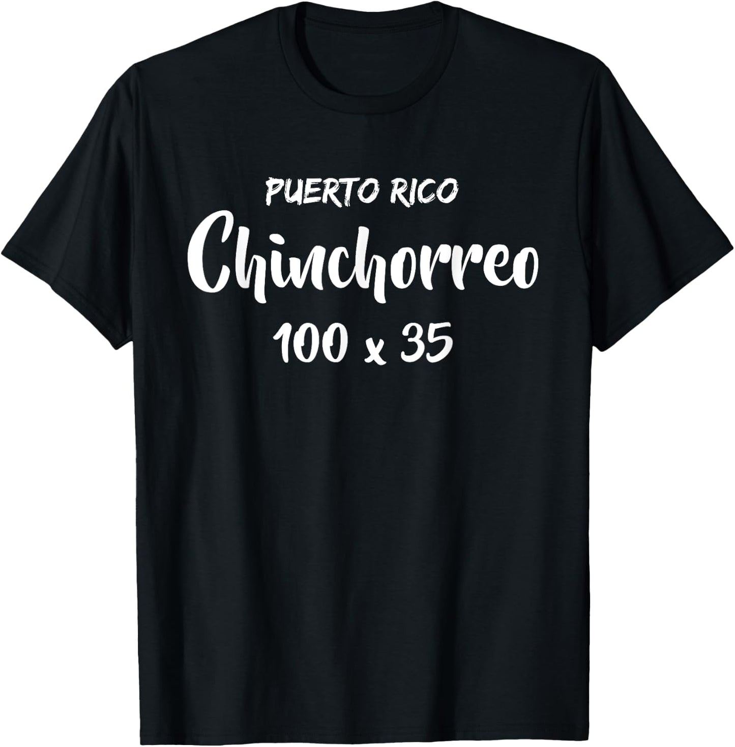 Puerto Rico Pride - Chinchorreo 100 x 35 Road Trip Lover T-Shirt - T-Shirt | Black