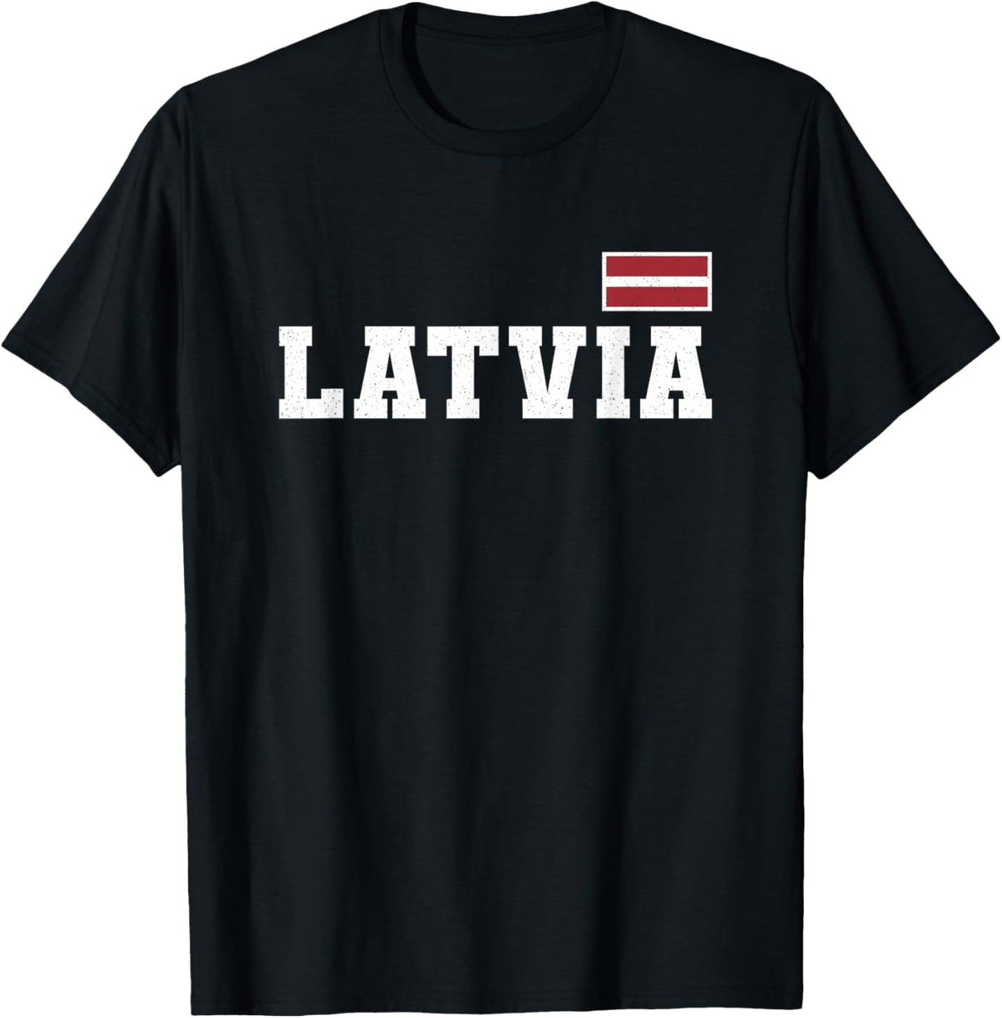 Latvia T-Shirt - T-Shirt | Black