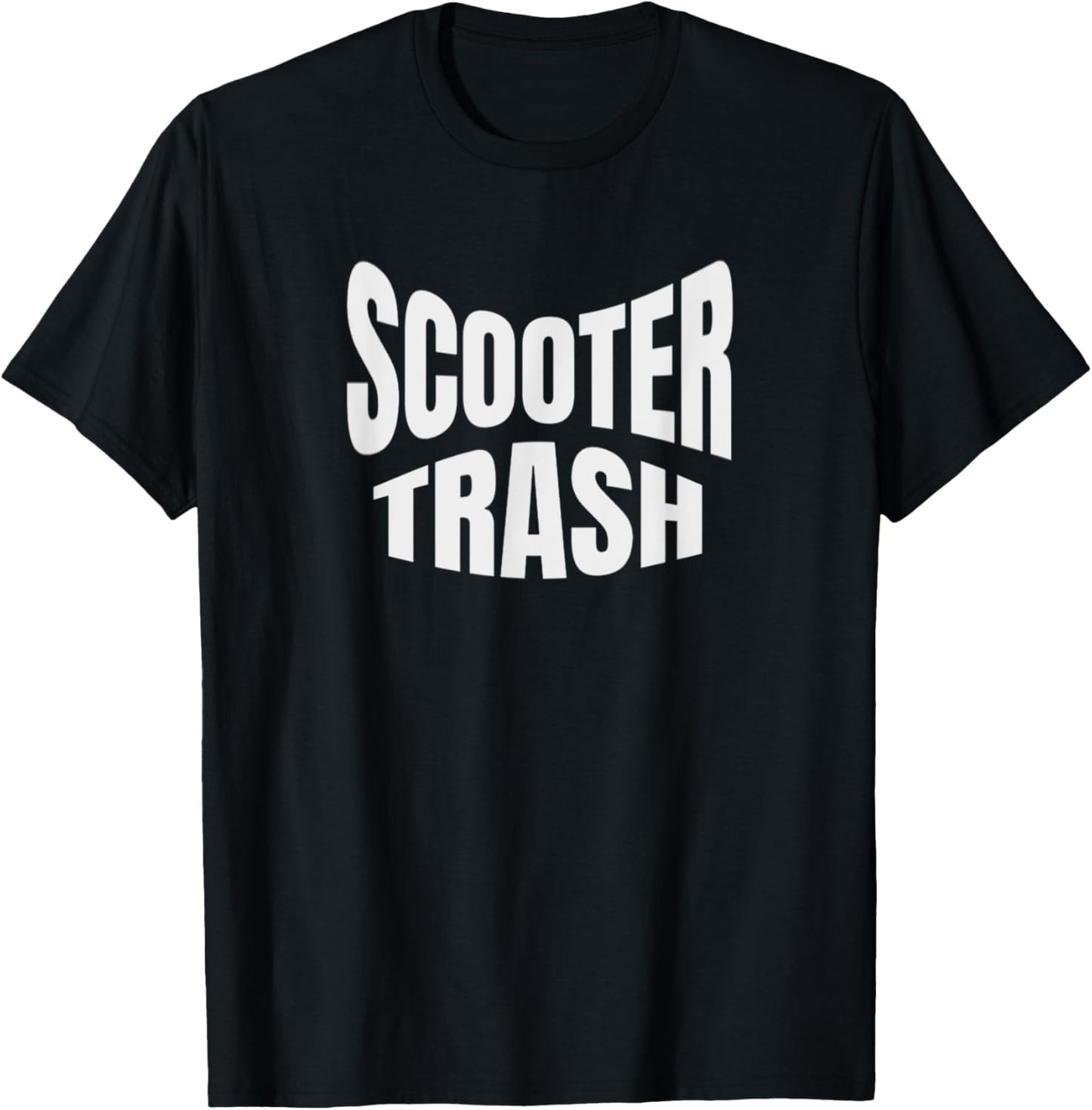 Scooter Trash Funny Motorcycle Riders T-Shirt - T-Shirt | Black