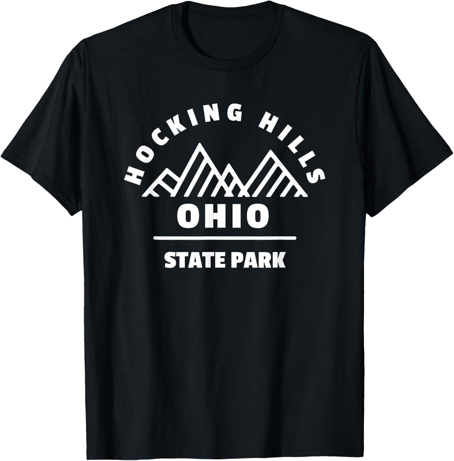 Hocking Hills Ohio Park T-Shirt - T-Shirt | Black