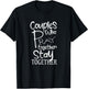 Couples Who Pray Together Stay Together Christian T-Shirt - T-Shirt | Black