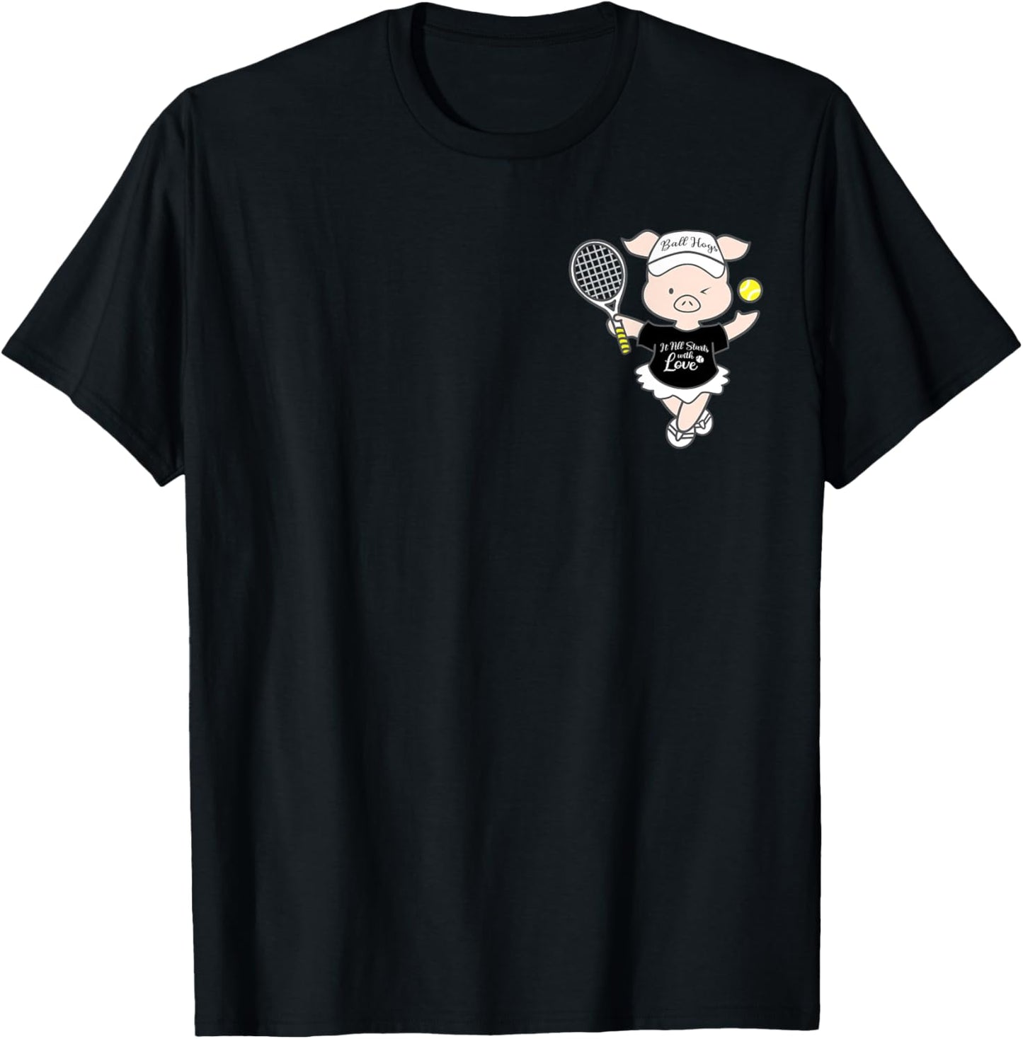 Tennis Ball Hogs T-Shirt - T-Shirt | Black