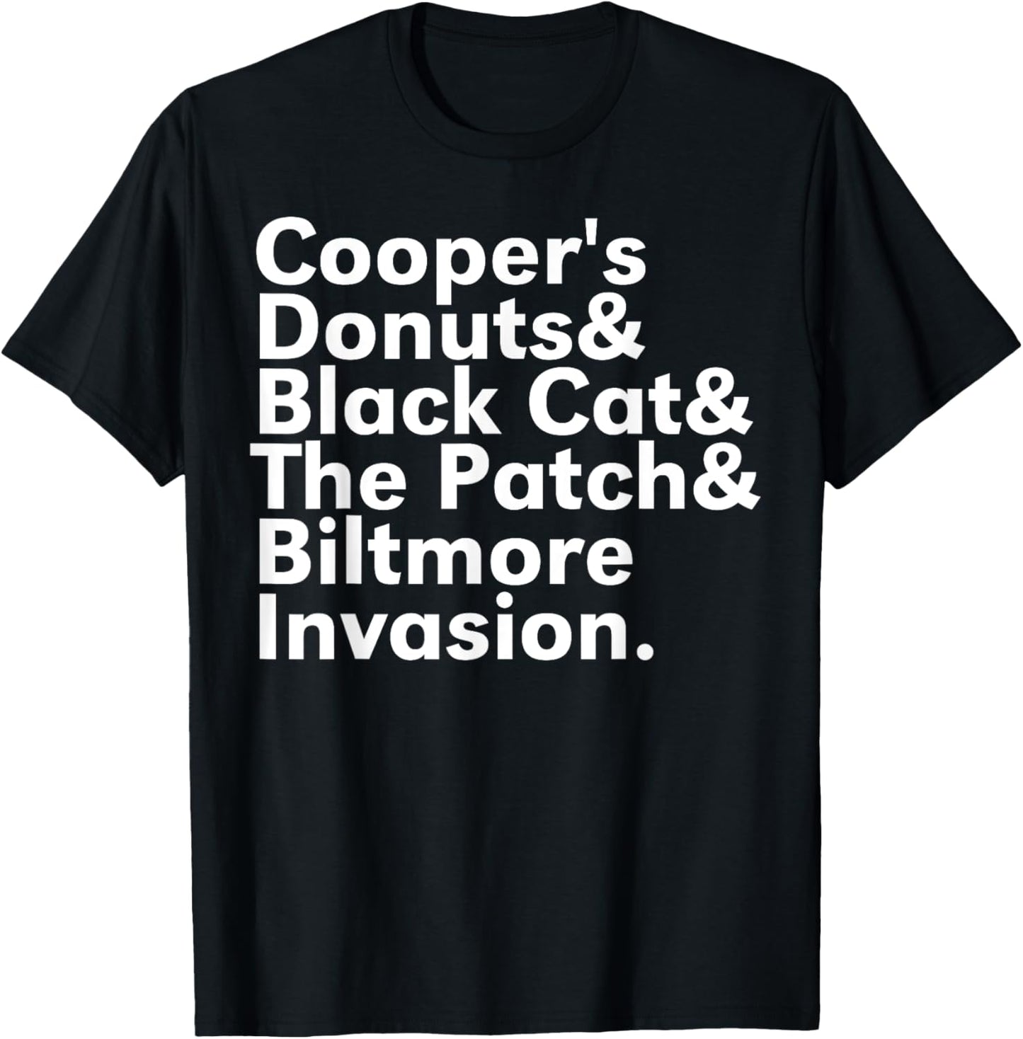 Cooper's Donuts & Black Cat & The Patch Women T-Shirt - T-Shirt | Black