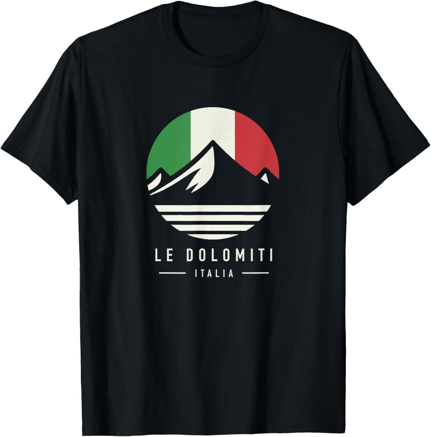 The Dolomiti Italia | The Dolomites Italian Mountains T-Shirt - T-Shirt | Black