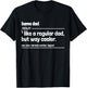 Bama Dad Like a Regular But Dad But Way Cooler Funny T-Shirt - T-Shirt | Black