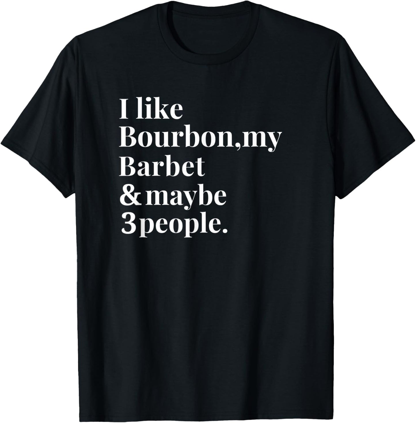 Barbet Funny Dog Owner Bourbon Whiskey Lover Gift Men T-Shirt - T-Shirt | Black